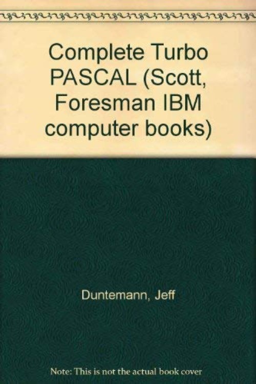 Complete Turbo Pascal / Covers Version 5.0